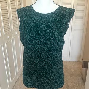 Banana republic ruffled sleeve top